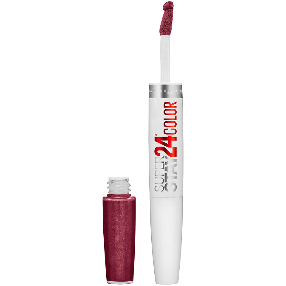 MAYBELLINE front packaging showing dual-ended long-wear benefit