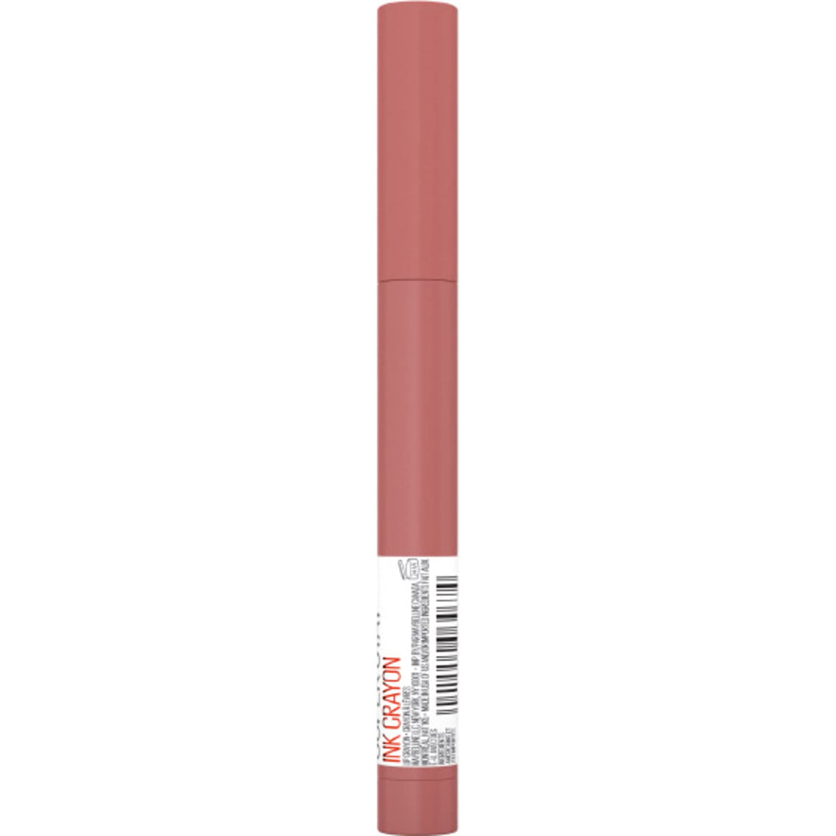 Back label of Maybelline Super Stay showing product details and usage