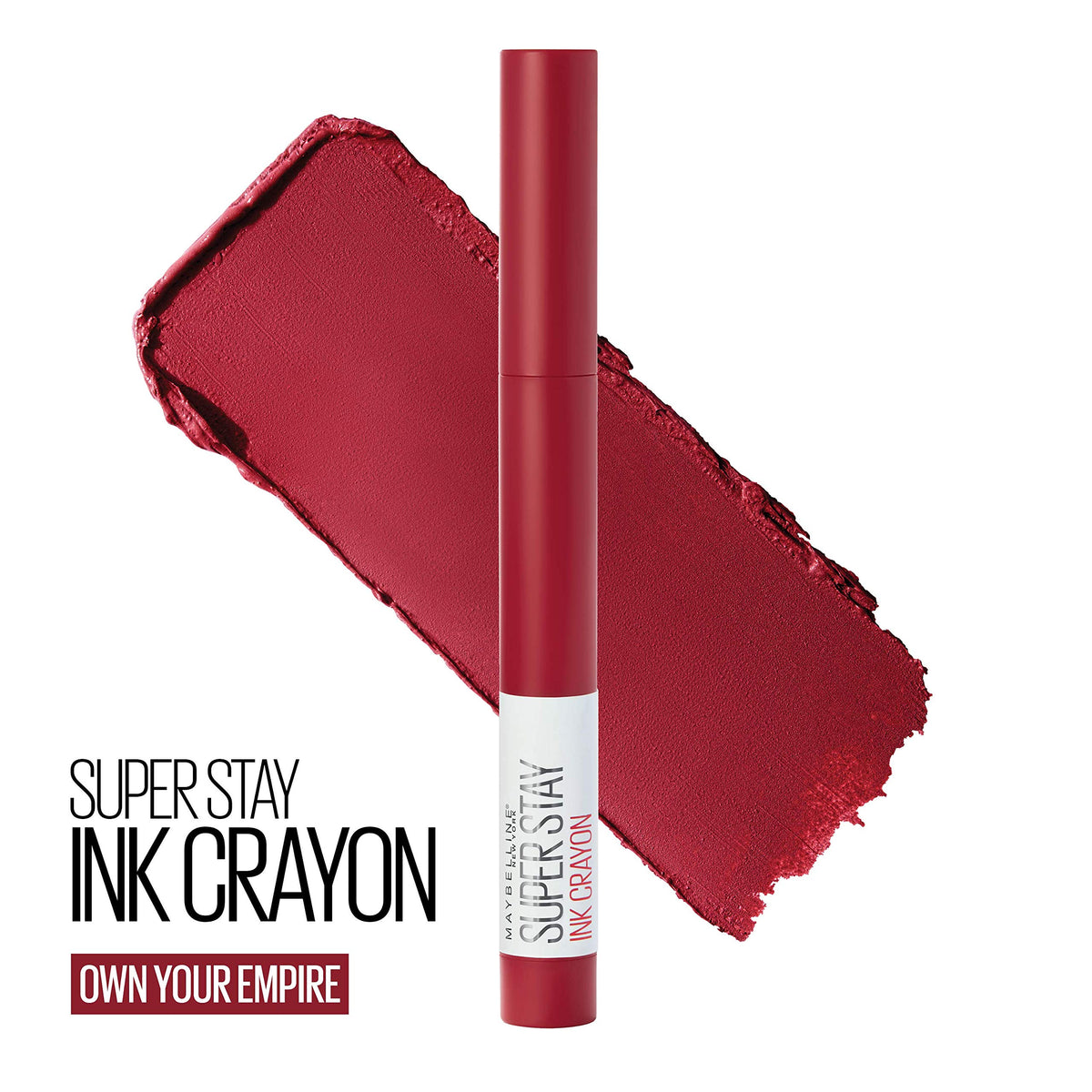 MAYBELLINE close-up of the crayon precision tip delivering accurate lip lining benefit