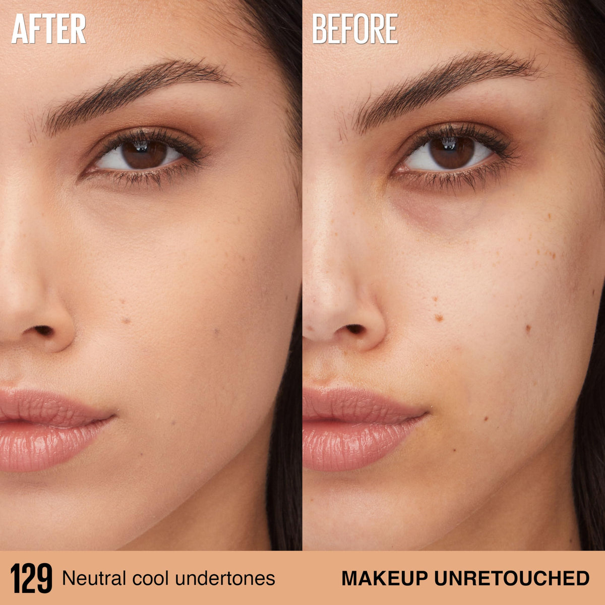 Maybelline Super Stay creamy texture close-up showing blendable coverage