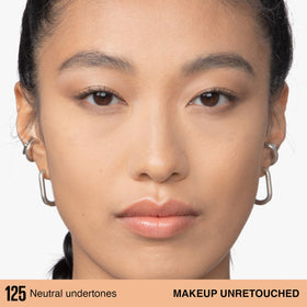 Maybelline close-up texture of foundation highlighting lightweight blendability benefit