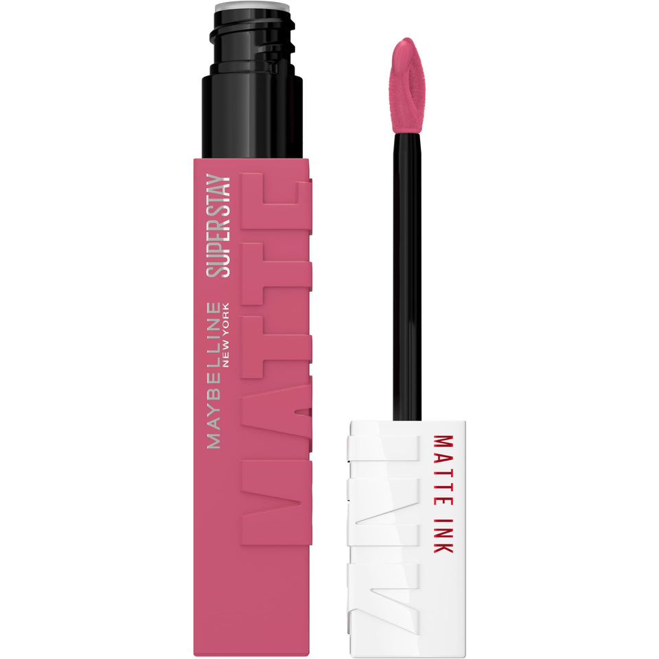 Maybelline front packaging showing shade Lover and long-wear benefit