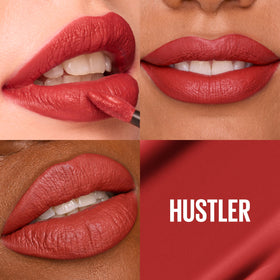 Maybelline arrow applicator close-up for precise lip definition benefit