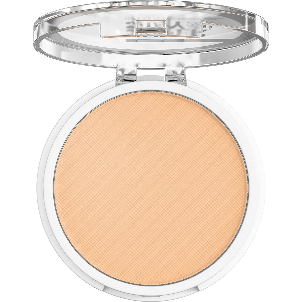 Maybelline open pan close-up showing powder texture and smooth finish benefit