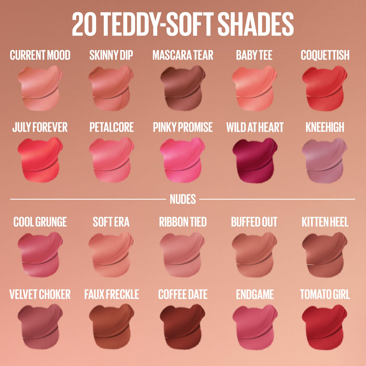 MAYBELLINE lips before and after showing long-lasting blurred matte result