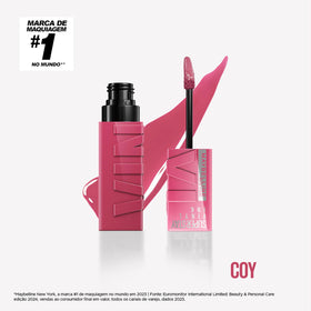 Maybelline close-up of flocked applicator for precise, even application