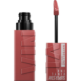 Maybelline front packaging showing product tube and label with clear benefit longwear