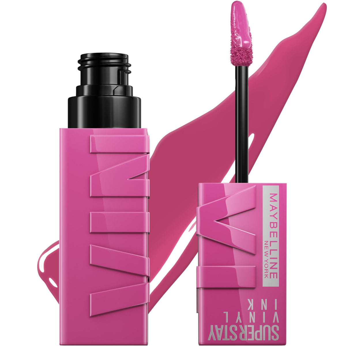 MAYBELLINE front packaging showing color and glossy finish benefit