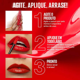 Maybelline Super Stay Vinyl Ink label close-up showing vegan formula and shade name