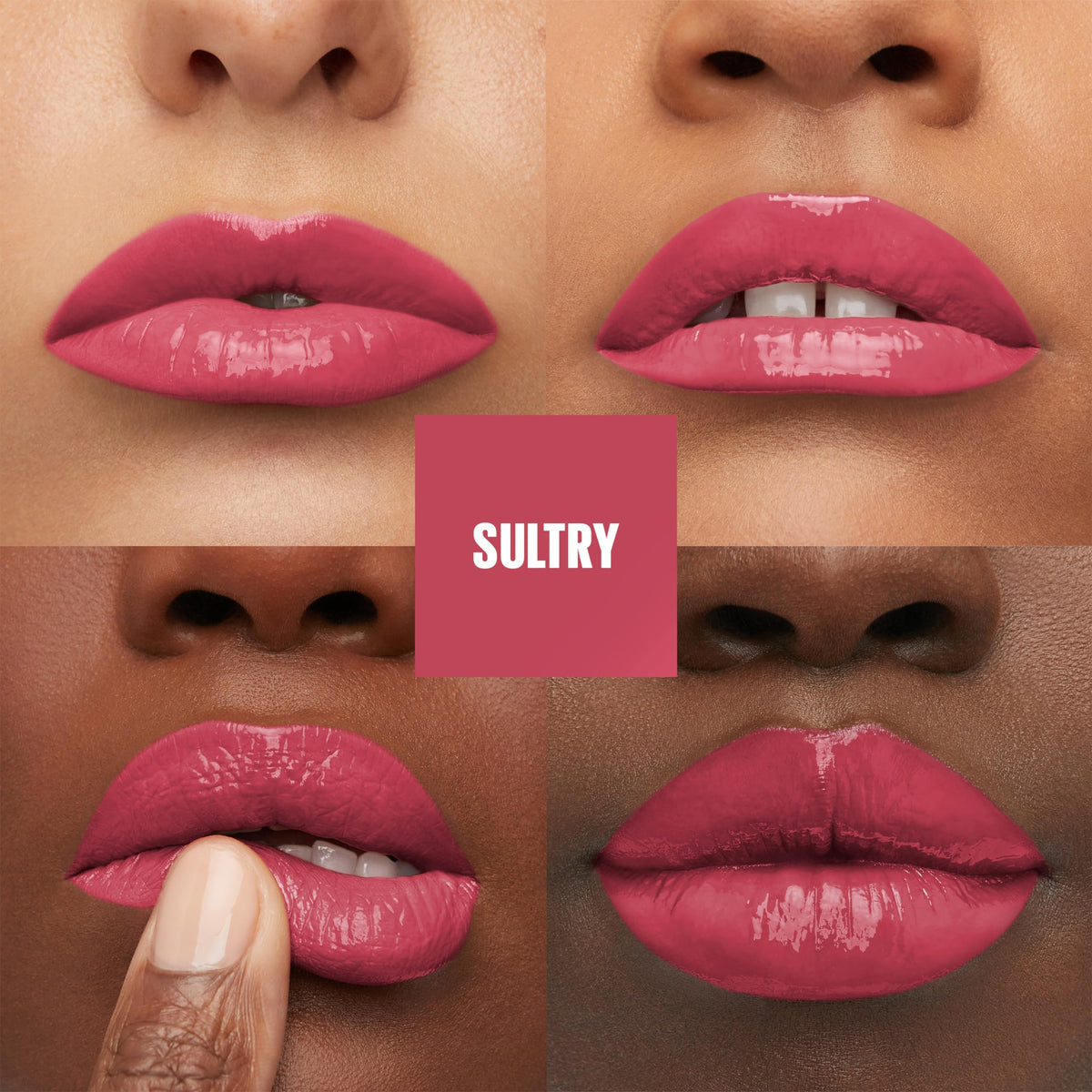 MAYBELLINE swatch on arm displaying intense pigment and even payoff