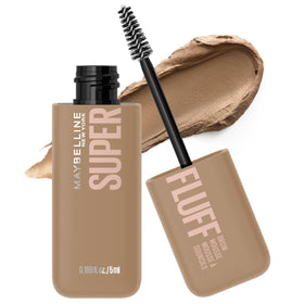 Maybelline Superfluff front packaging in Blonde showing product benefits