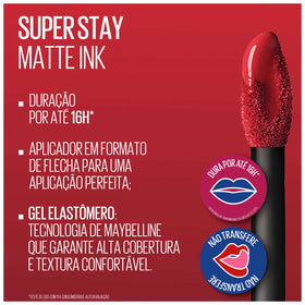 Maybelline SuperStay Founder arrow applicator close-up for precise, clean application