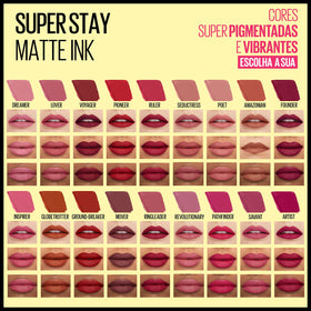 Maybelline SuperStay Founder worn on lips in evening setting for long-wear confidence