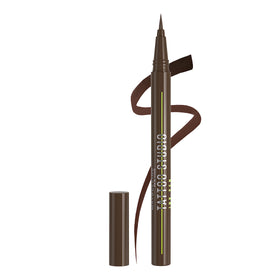 Maybelline Tattoo Studio front packaging showing brown eyeliner and benefits