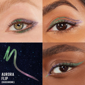 MAYBELLINE pencil tip close-up, creamy gel texture for precise lines