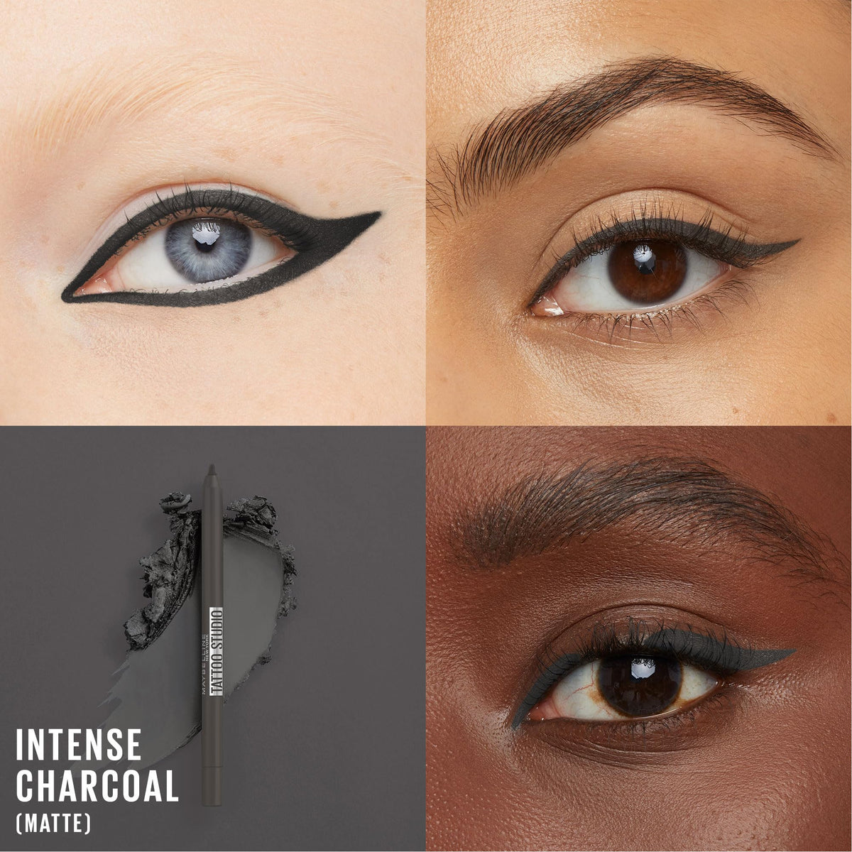 Maybelline pencil sharpened tip close-up for precise eyeliner application