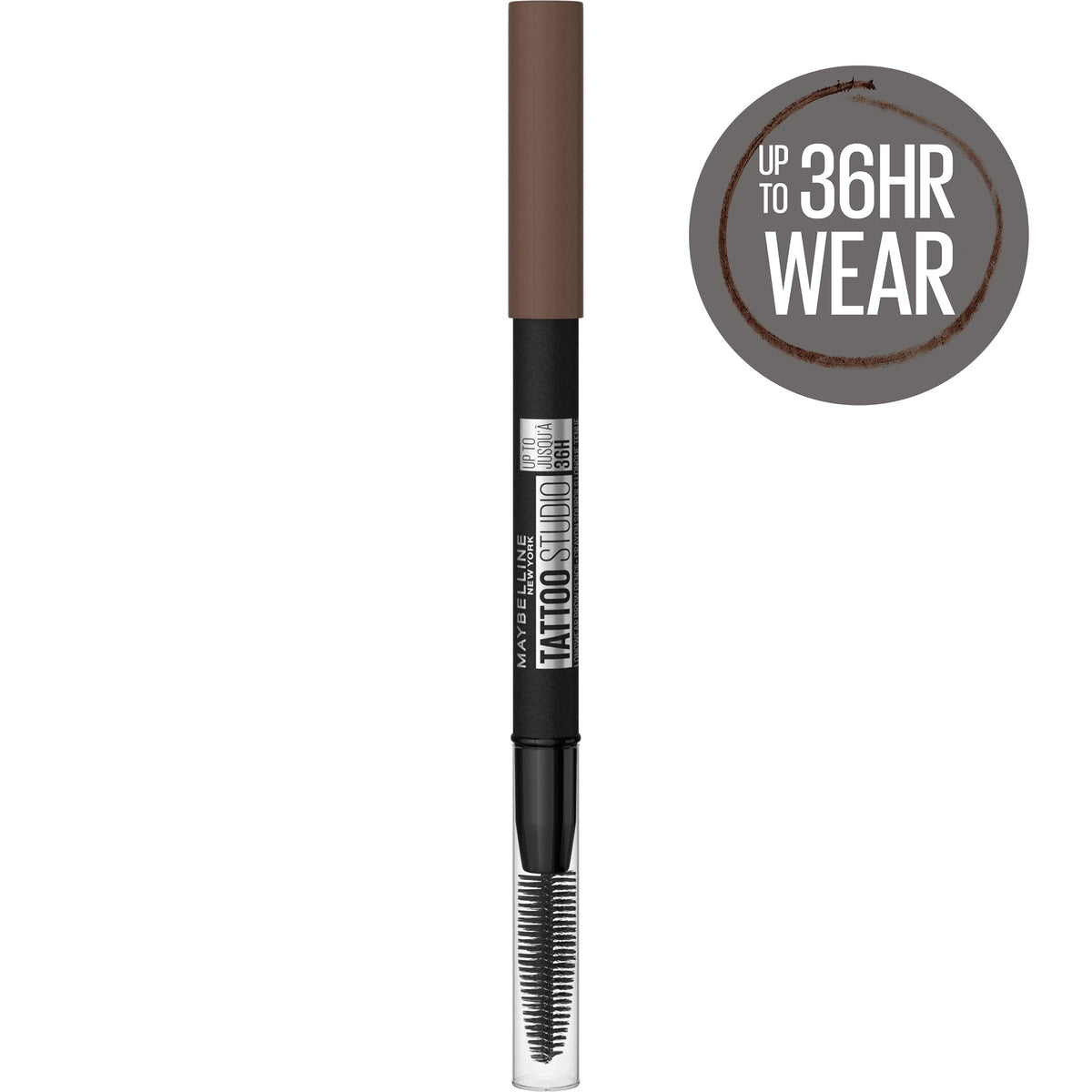 MAYBELLINE spoolie brush detail for seamless blending and natural finish