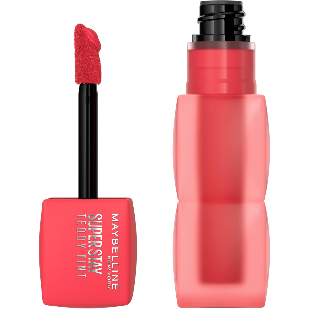 MAYBELLINE front packaging showing teddy tint and shade for instant recognition