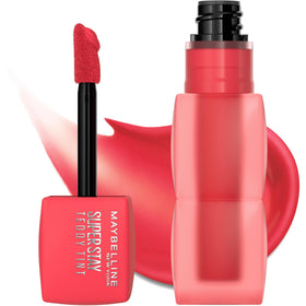 MAYBELLINE side label close-up of ingredients and vegan formula details