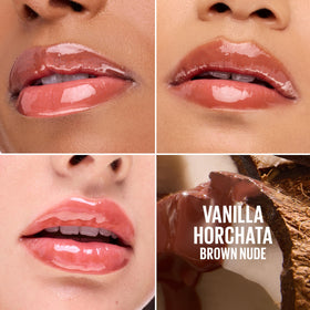 MAYBELLINE close-up of oil-in-gel texture highlighting smooth sheen