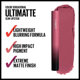 MAYBELLINE formula texture close-up illustrating blurring gel that smooths lip lines