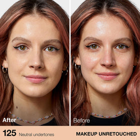 MAYBELLINE close-up of foundation texture highlighting smooth finish