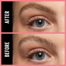 Maybelline close-up of teardrop tip showing precise edges for hair-like strokes and soft shading benefit