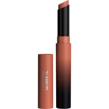 MAYBELLINE front packaging showing More Taupe shade and bold matte finish