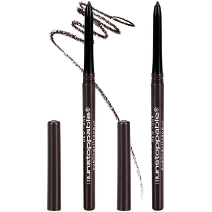 Maybelline Unstoppable front packaging showing espresso shade and benefits