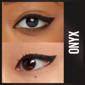 Maybelline Unstoppable tip close-up demonstrates sharp point for precise lines