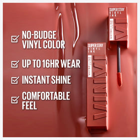 Maybelline angled flocked applicator for precise, one-swipe color