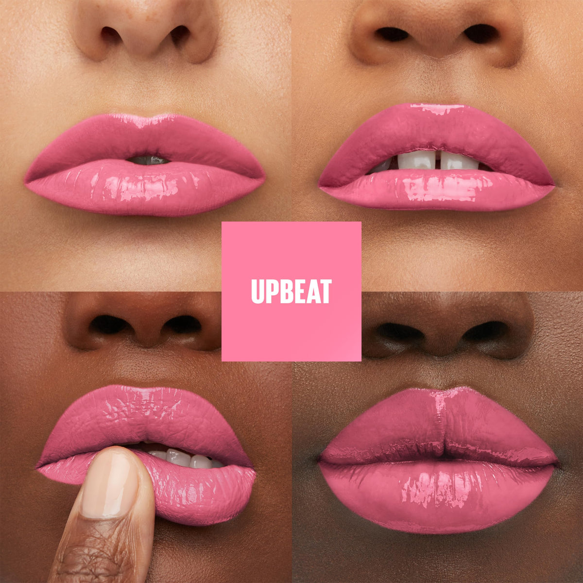 MAYBELLINE multiple swatches on arm demonstrating pigment payoff and shade range