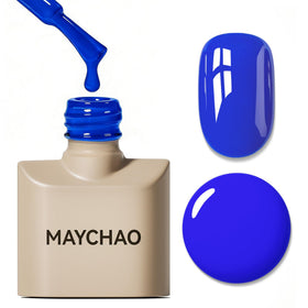 MAYCHAO front bottle neon blue showing bright color and compact bottle design advantage