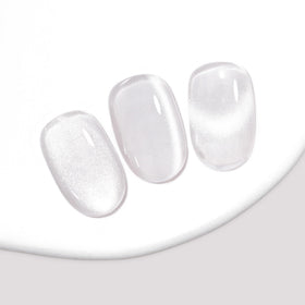 MAYCHAO nail-wheel swatches showing silk glitter and holographic color shifts