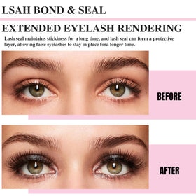 Mayhug kit contents laid out showing everything included for DIY lash sets
