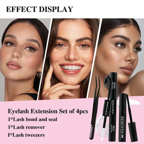 Mayhug lash clusters applied on model showing natural-looking volume and controlled hold