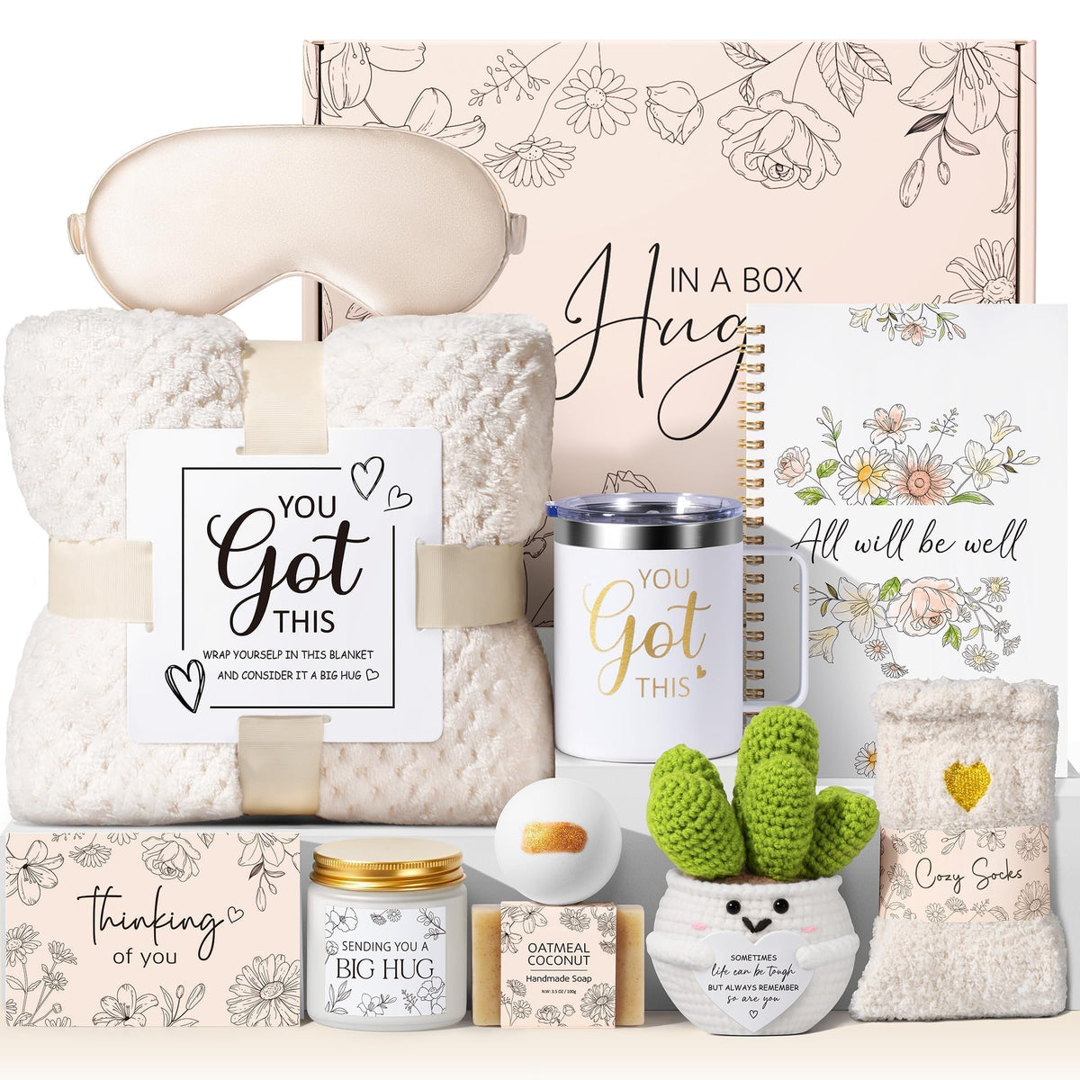 MAYICIVO front packaging showing complete gift set and box, comforting presentation