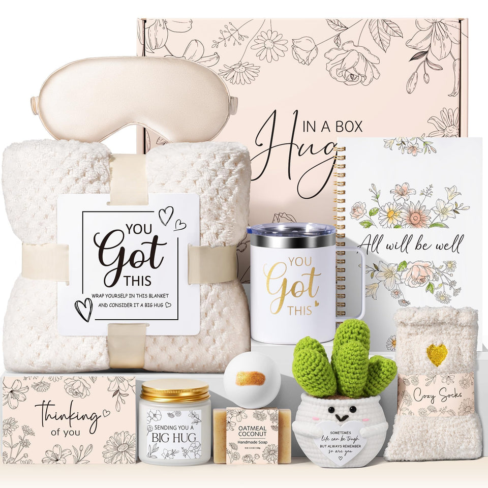 MAYICIVO front packaging showing complete gift set and box, comforting presentation
