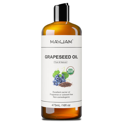 MAYJAM front bottle 16 oz showing packaging and organic benefit