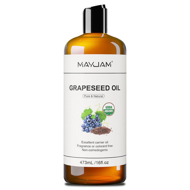 MAYJAM front bottle 16 oz showing packaging and organic benefit