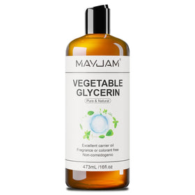 MAYJAM front bottle view showing label and 16 fl oz size, clear benefit of purity