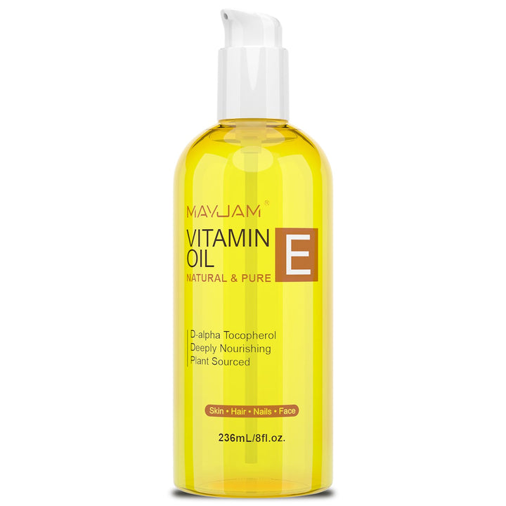 MAYJAM bottle front packaging showing size and label, clear presentation benefit