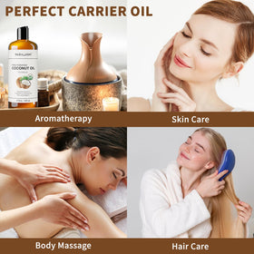 MAYJAM used in body massage demonstrating smooth glide benefit