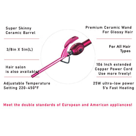 MBHAIR insulated tip detail for safer handling and precise curling