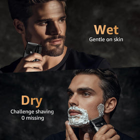 Mbzoey trimmer shaping sideburns demonstrating precision edging and styling benefit