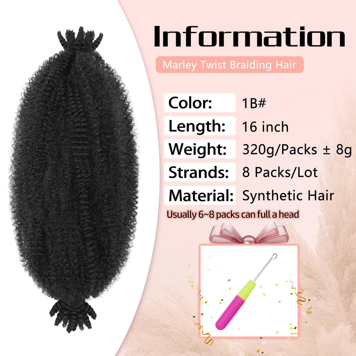 MCNJM close-up of springy synthetic fiber texture, highlights natural-looking bounce