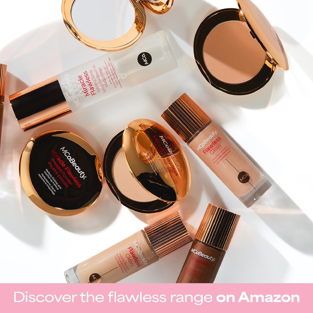 MCoBeauty close-up skin finish displaying soft-focus radiance and minimized texture