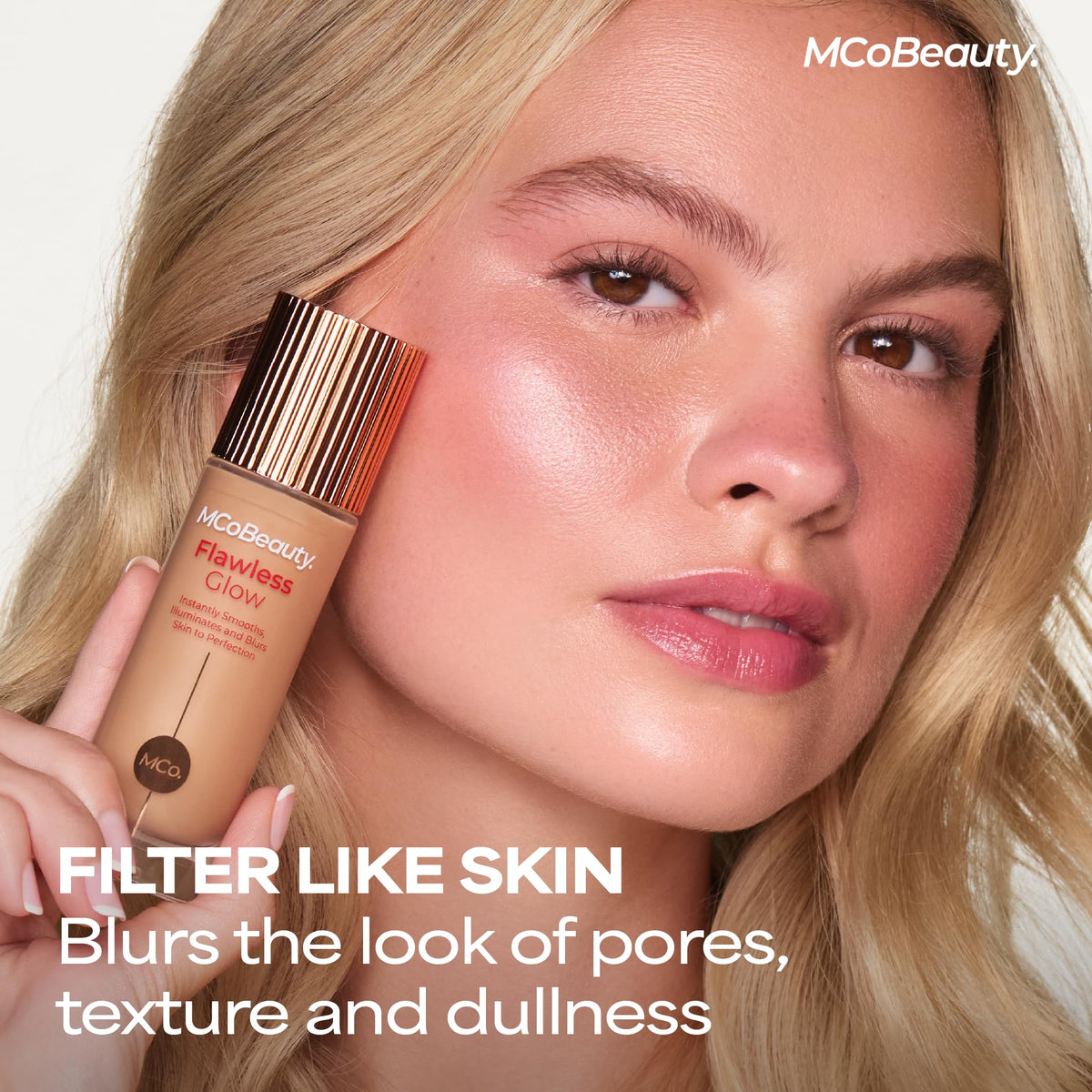 MCoBeauty arm swatch of shade 4 medium showing true tone and blendability on skin