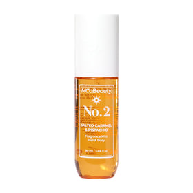 MCoBeauty No.2 front bottle shot showing elegant packaging and travel-ready size