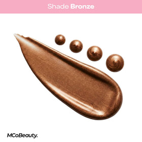 MCoBeauty bronzing drops mixed into moisturiser for all-over golden glow